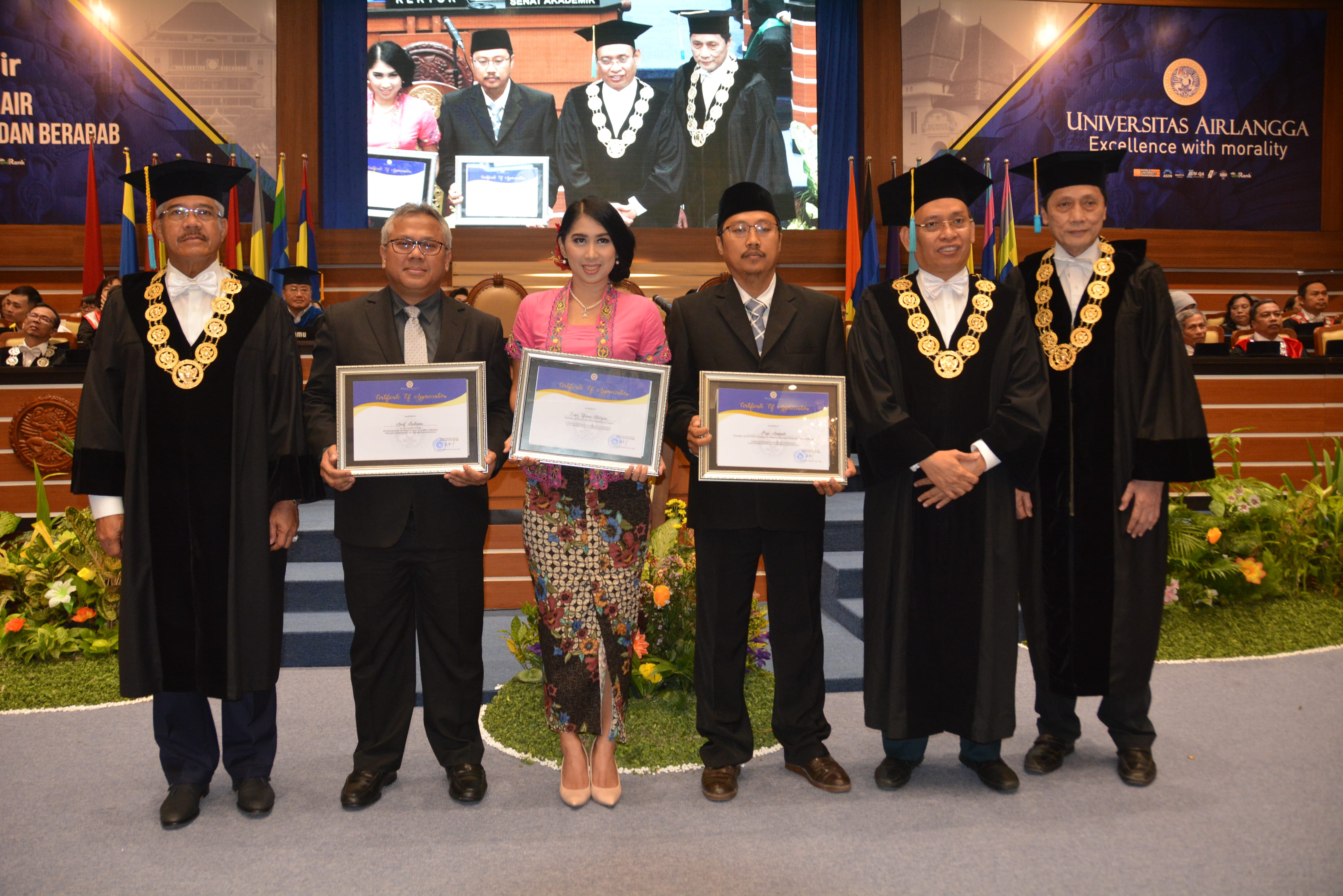 Rector and four outstanding alumni