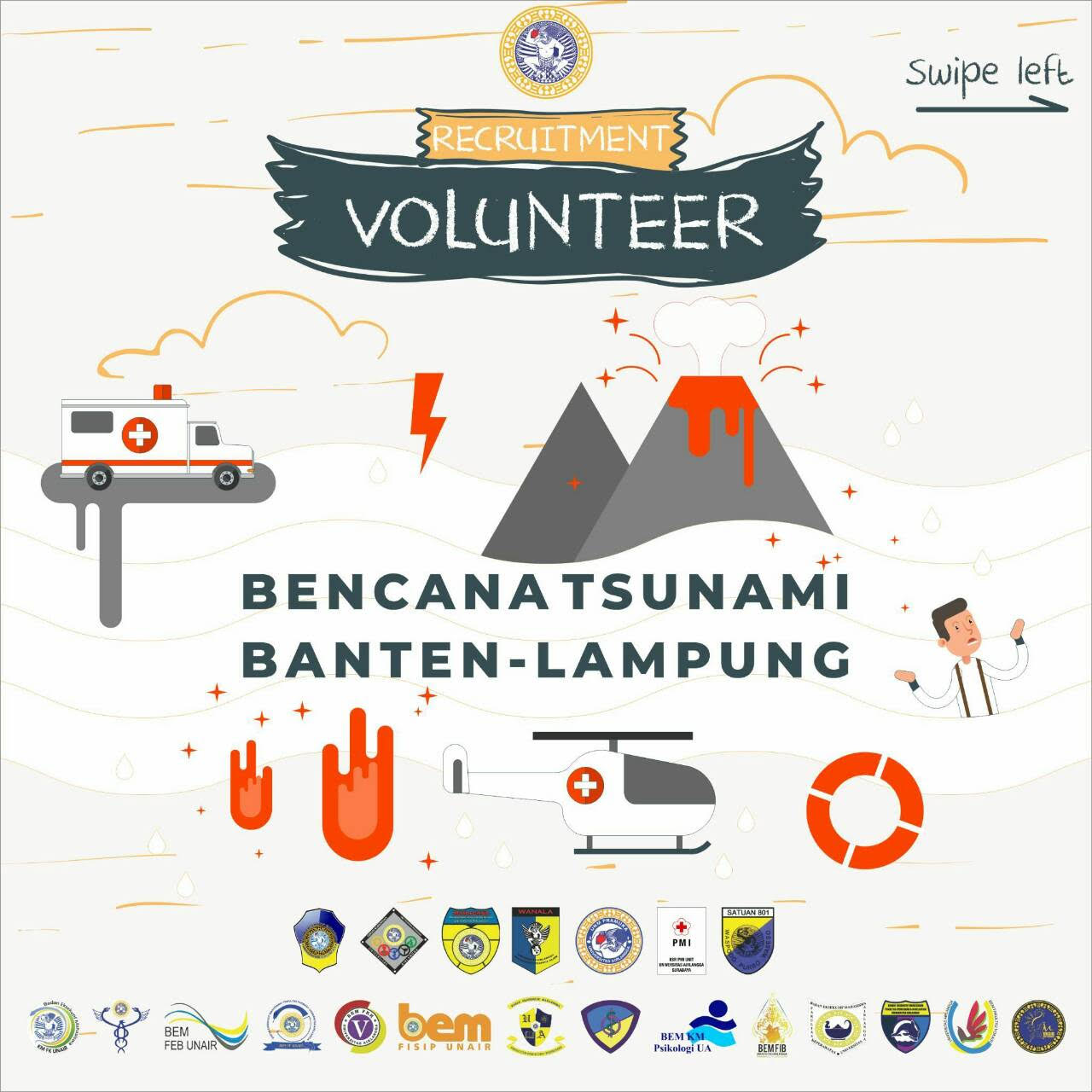 Sunda disaster volunteer open recruitment