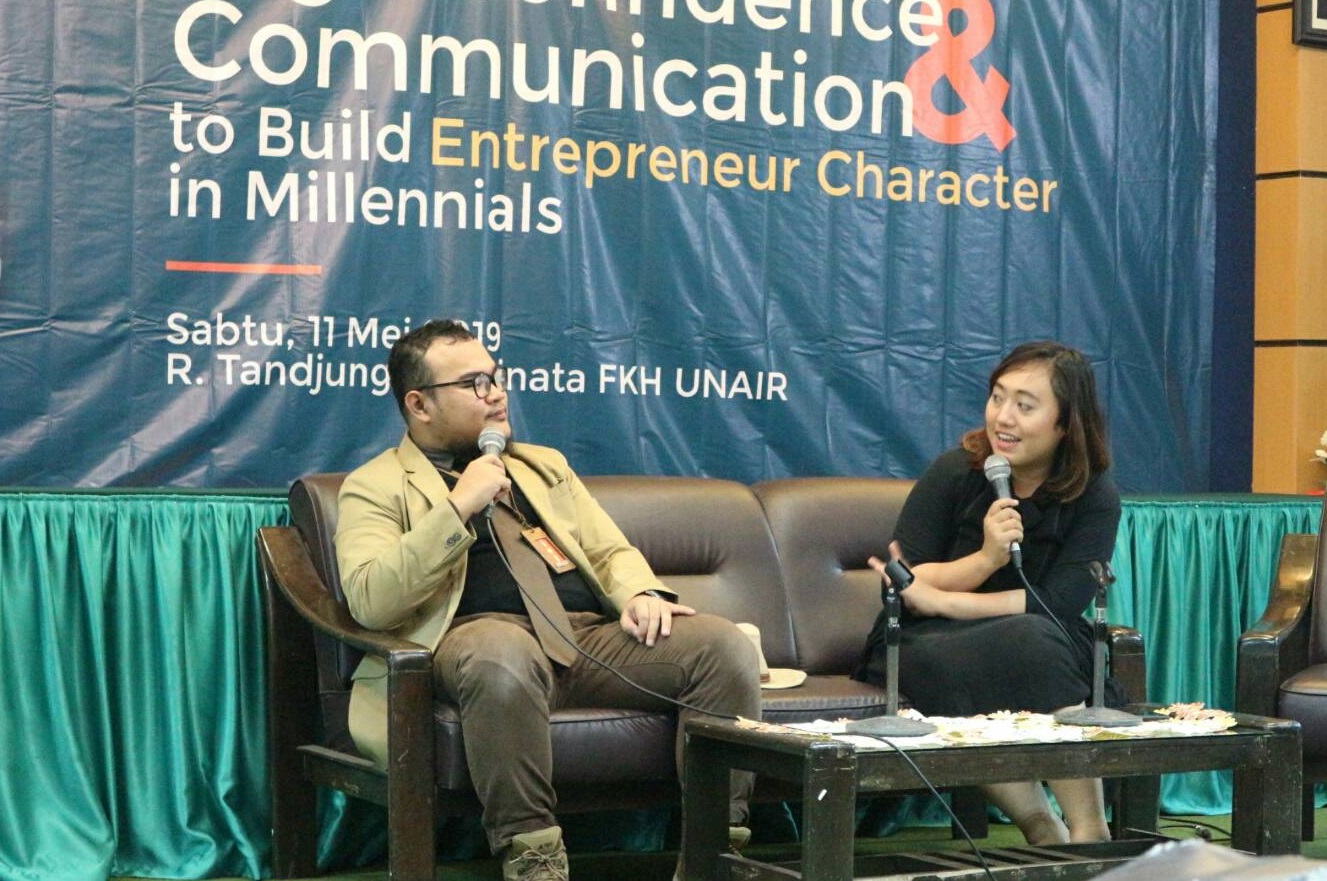 Read more about the article UNAIR Alumnus Gives Motivation to Millennial Entrepreneurs
