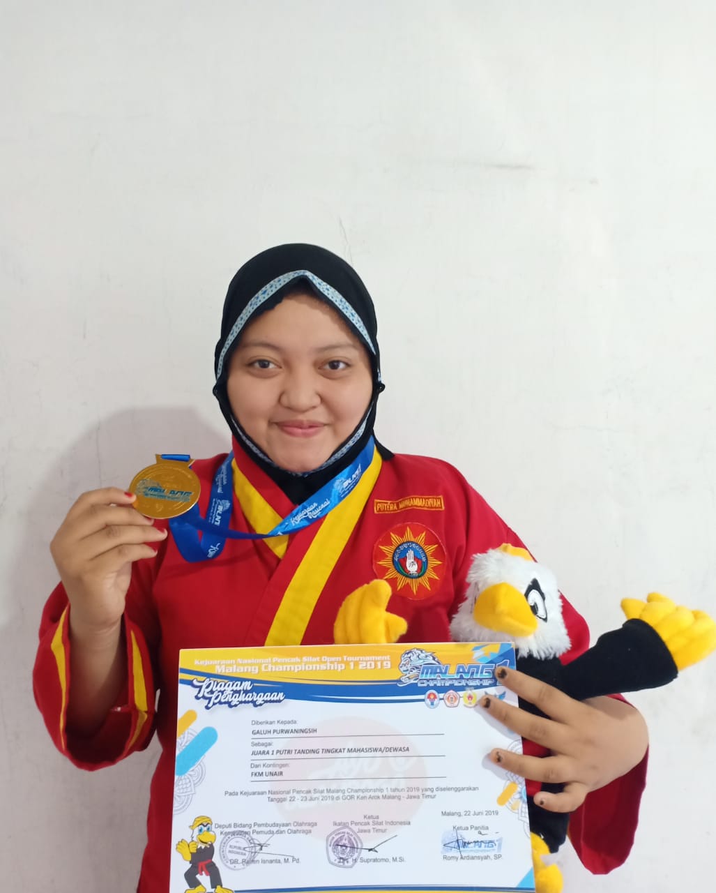 Read more about the article Once Again, Galuh Purwaningsih Wins National Pencak Silat Competition