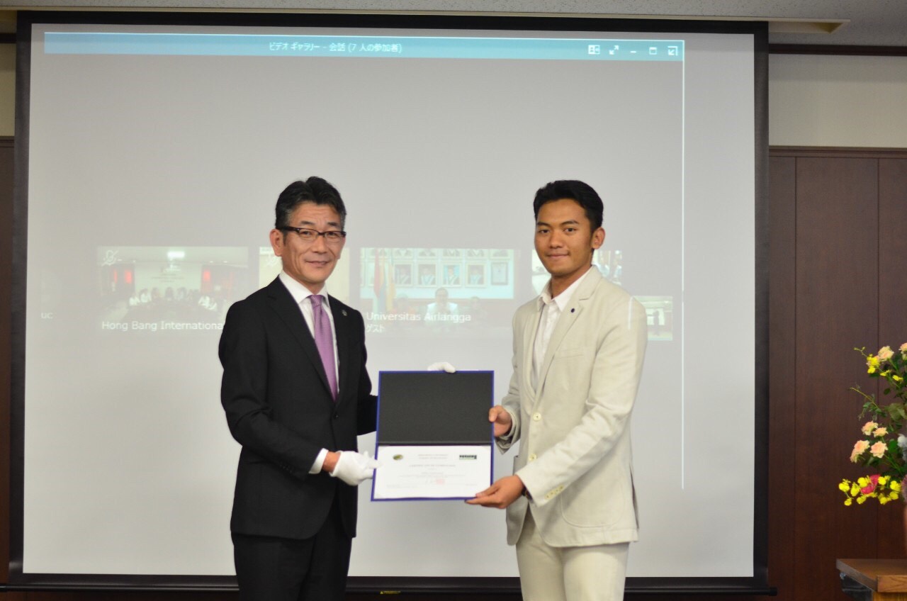 Read more about the article Hilmy’s Story, FKG UNAIR Student Earns Bachelor Degree in Japan