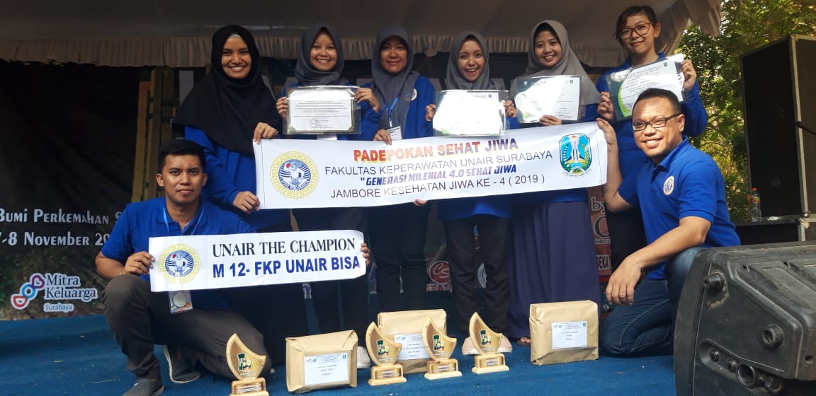 Read more about the article Mahasiswa FKp UNAIR Boyong Empat Penghargaan Jombore Kesehatan Jiwa 2019