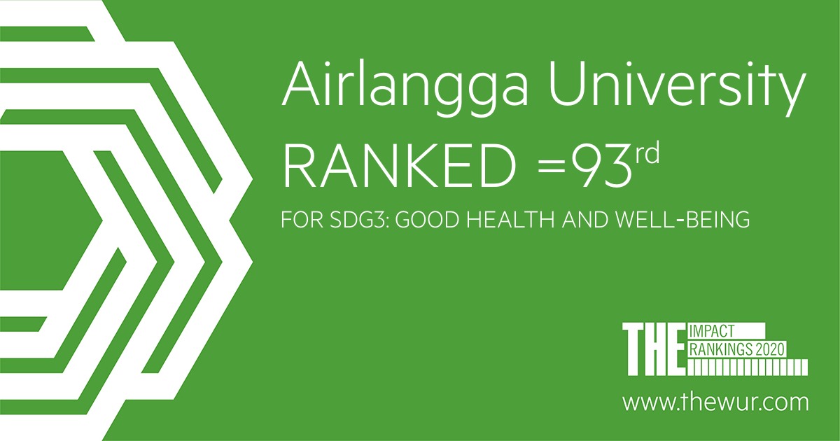 Read more about the article UNAIR ranked Top 100 for good health and well-being initiative in THE Impact Rankings