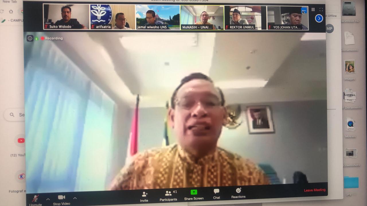 Read more about the article Di Tengah Pandemi, Majelis Rektor PTN Indonesia Ulas Kondisi Pendidikan hingga SBMPTN