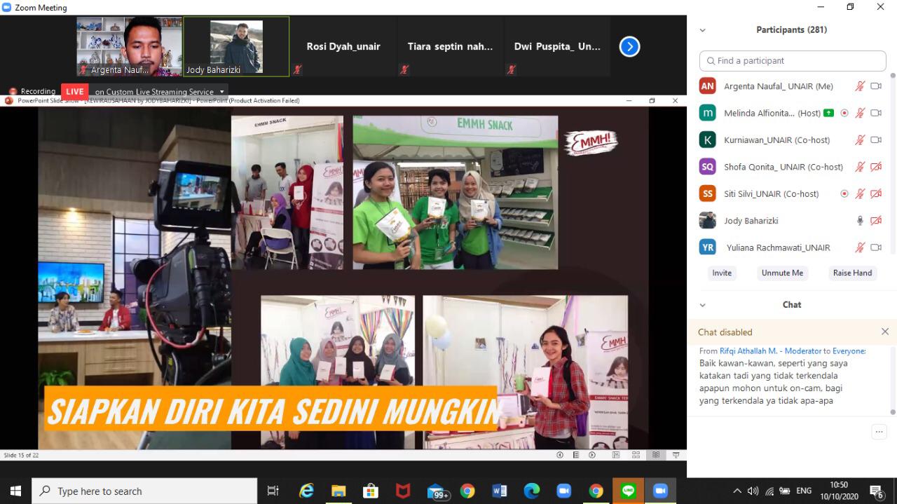 Read more about the article Hima D3 Manajemen Pemasaran Dukung Mahasiswa Memulai Usaha