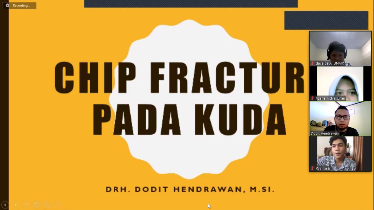 Read more about the article Webinar Nasional HMKH Angkat Tema Equine Chip Fracture