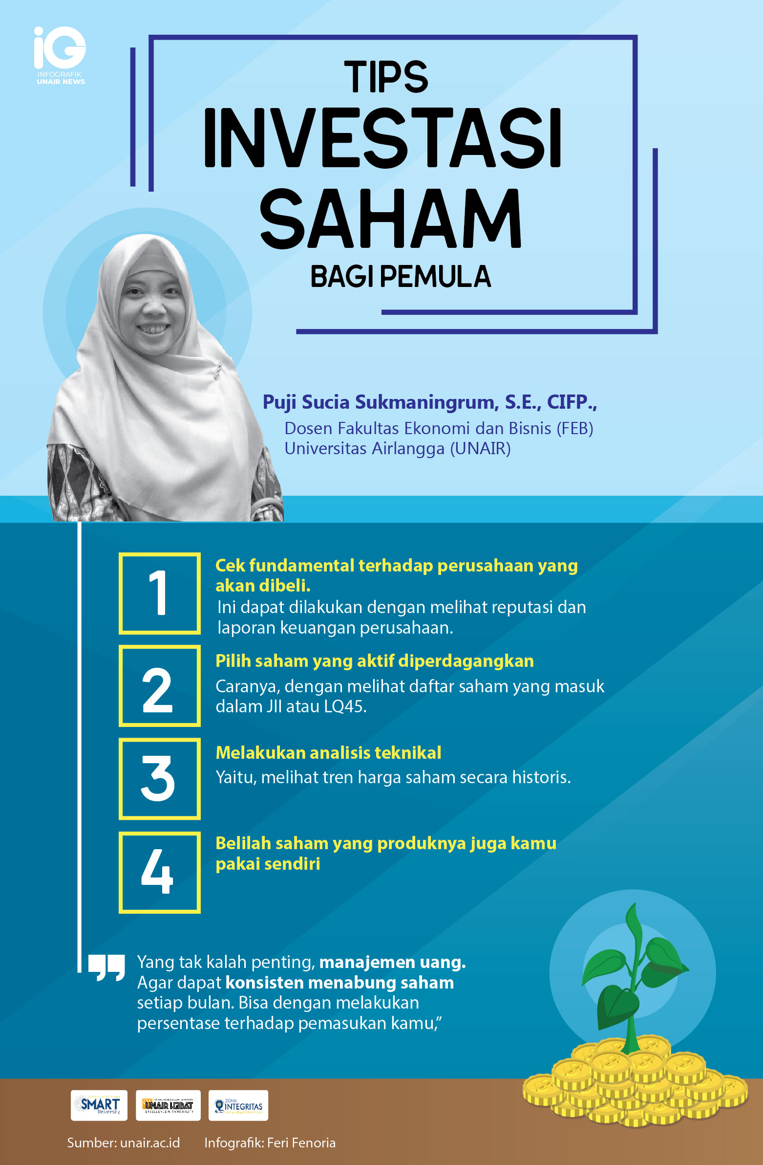 Read more about the article Infografik: Tips Investasi Saham bagi Pemula