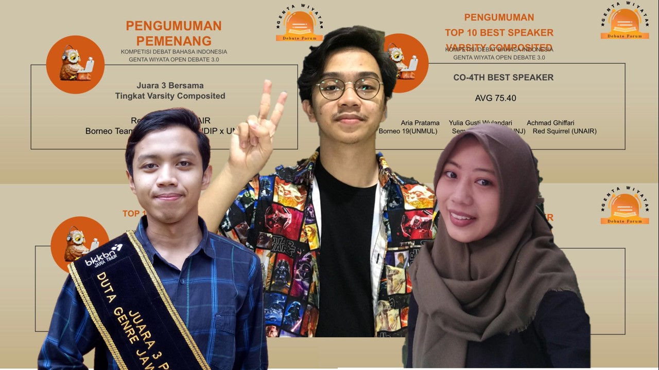 Read more about the article Mahasiswa Unair Juara 3 Lomba Debat Nasional GWDF 2021