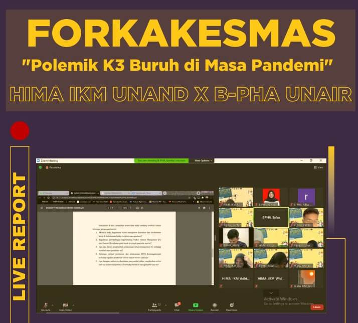 Read more about the article FORKAKESMAS Ajang Kolaborasi BPH-A UNAIR Banyuwangi dan Hima IKM FKM UNAND