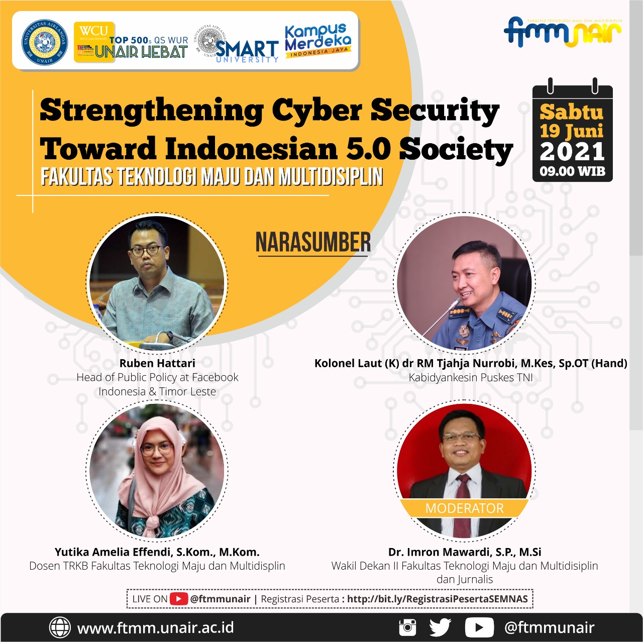 Read more about the article FTMM Gelar Webinar, Merespons Maraknya Fenomena Ancaman Siber di Indonesia