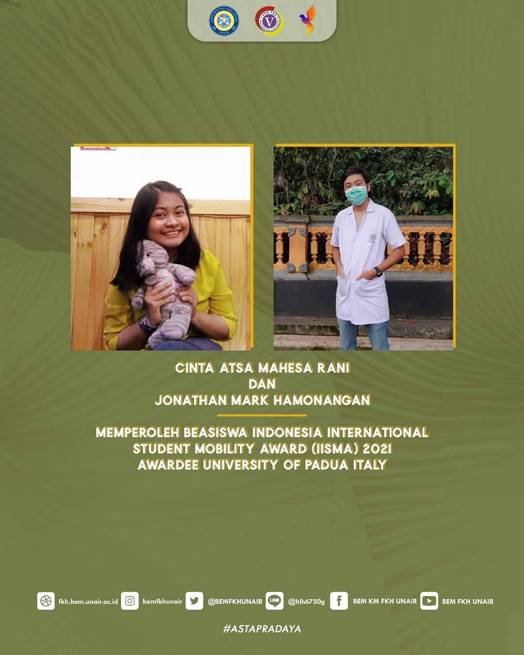 Read more about the article Fakultas Kedokteran Hewan UNAIR Support Penuh Mahasiswanya pada Program IISMA