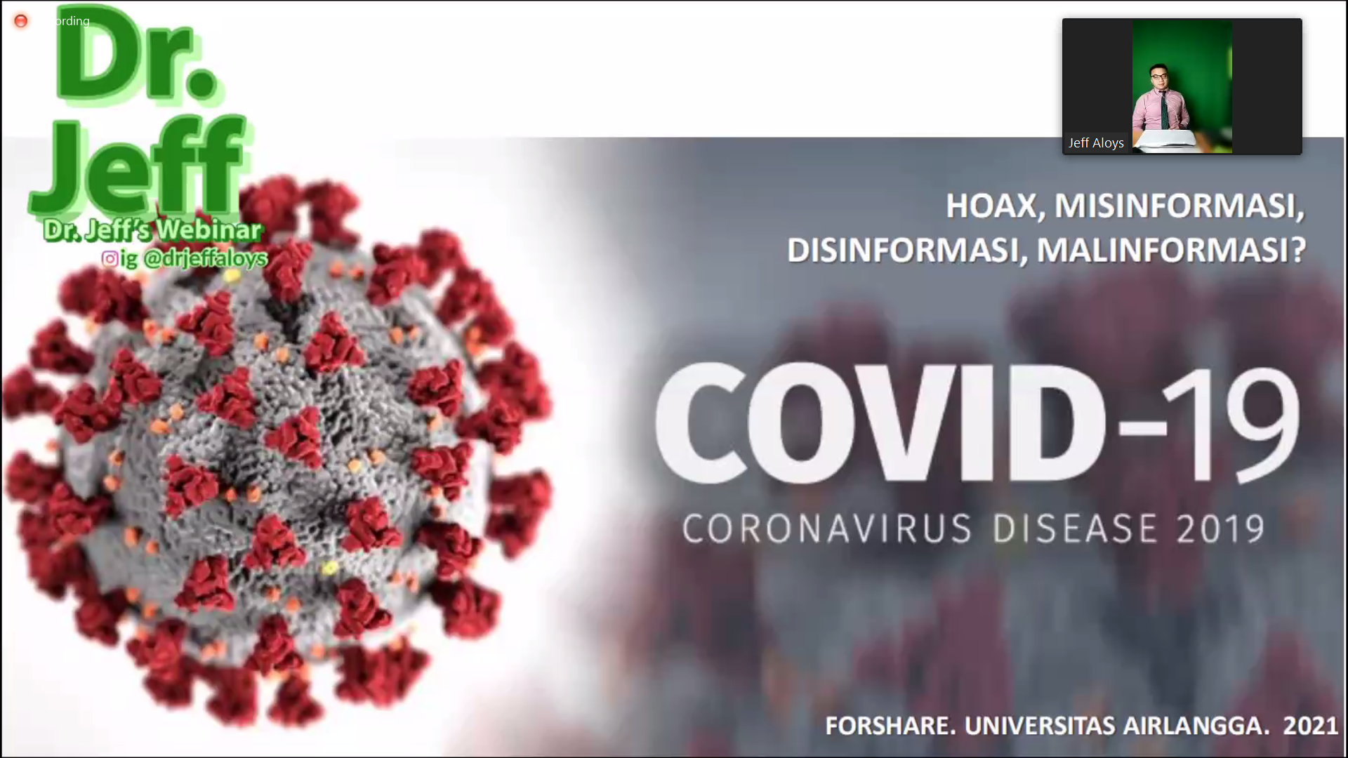 Read more about the article BEM Farmasi UNAIR Berikan Tips Perangi Hoax Pandemi Covid-19