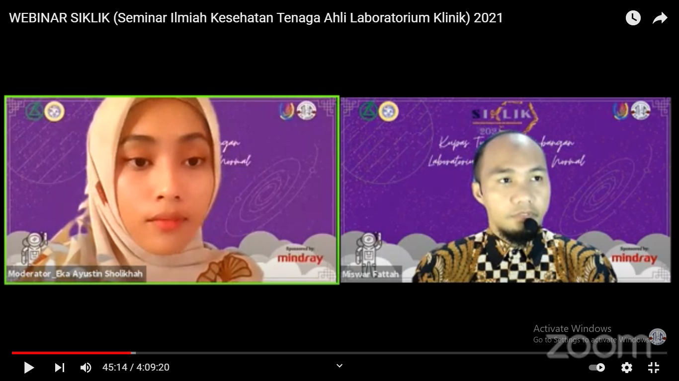 Read more about the article Kupas Tuntas Perkembangan Laboratorium Pasca Vaksinasi, Himanis UNAIR Selenggarakan SIKLIK 2021