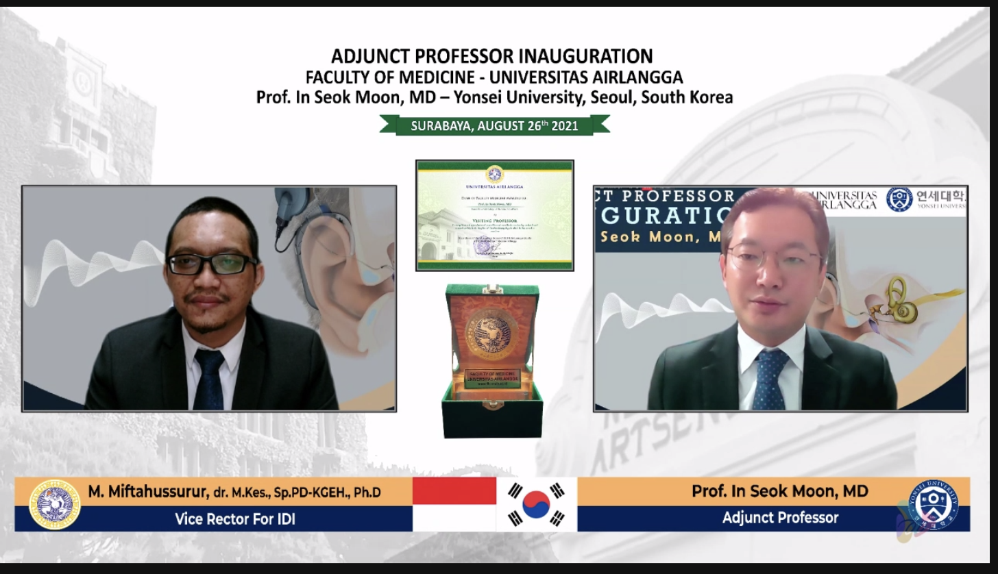 Read more about the article FK UNAIR Gandeng Profesor Ahli Neuro-Otologist dari Korea Selatan