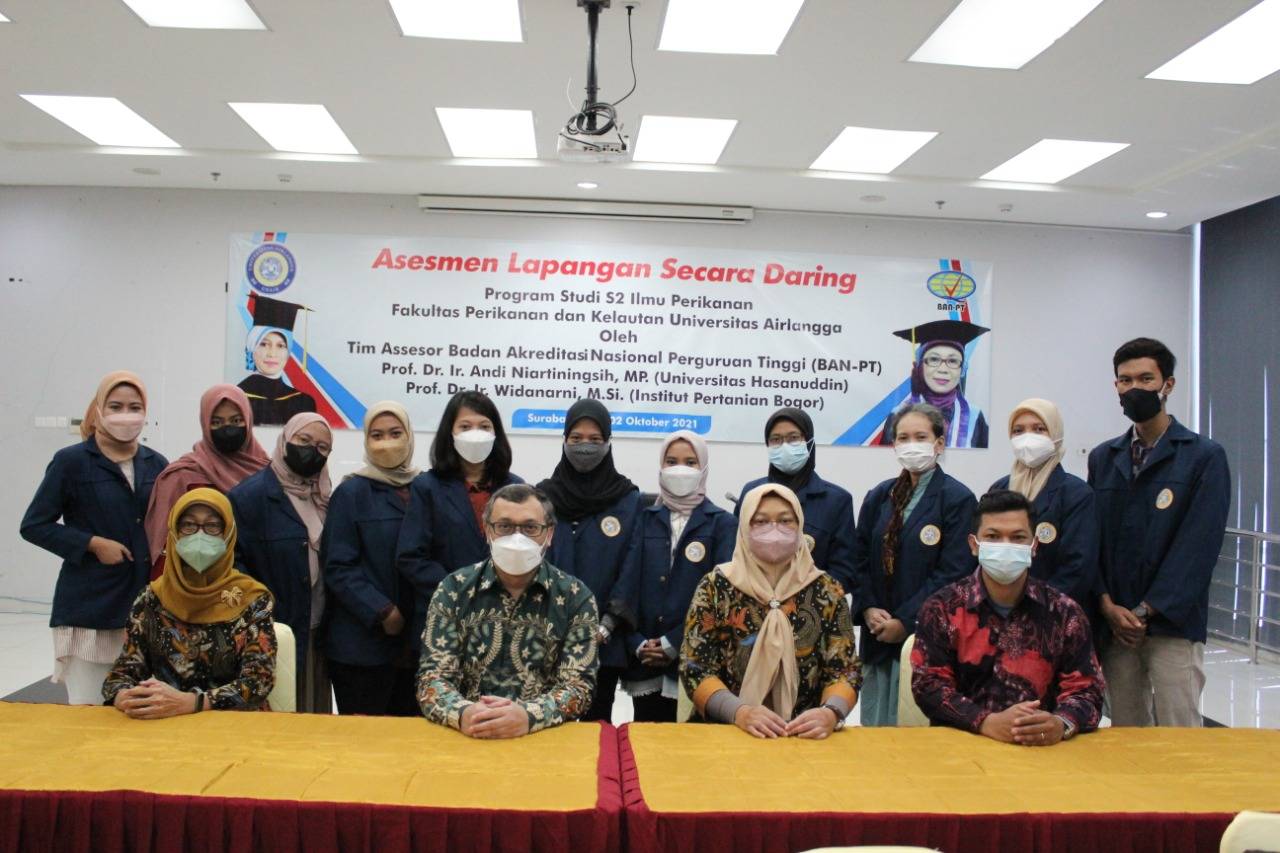 Read more about the article Program S2 Ilmu Perikanan FPK UNAIR Lakukan Asesmen Akreditasi Nasional