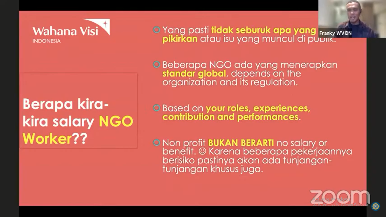 Read more about the article DPKKA UNAIR Ulas Peluang Berkarier dalam Non-Government Organization