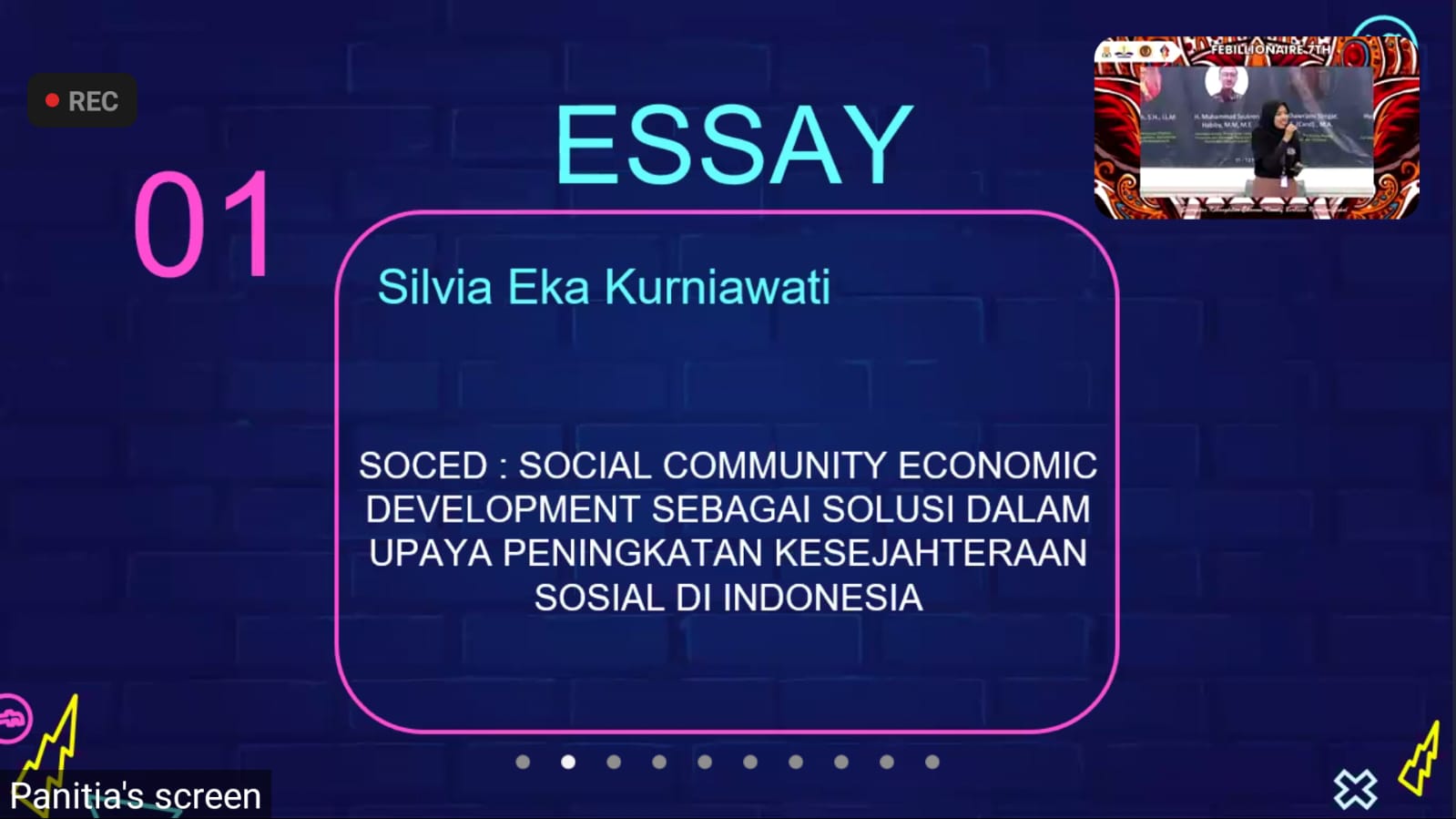 Read more about the article Berkat Ide Social Community Economic Development, Silvi Raih Juara I Lomba Esai Nasional