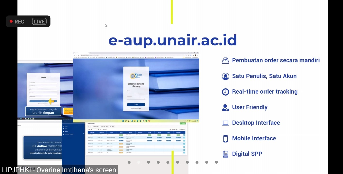 Read more about the article Launching e-AUP, LIPJPHKI allows authors to publish their books more easily
