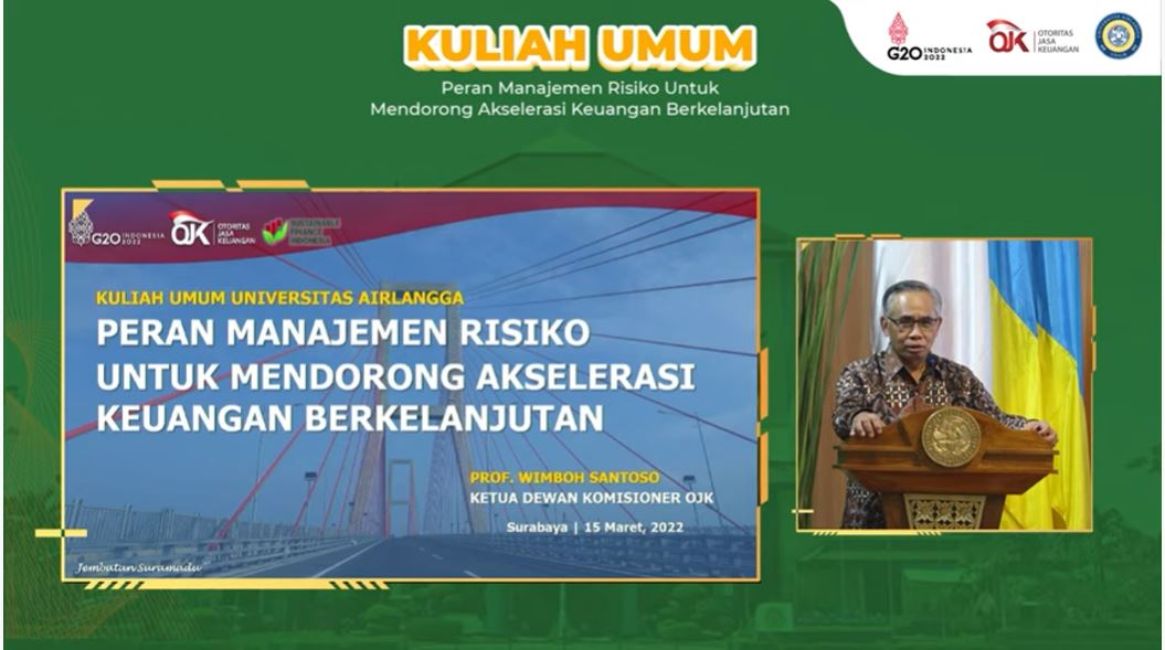 Read more about the article Ketua Dewan Komisioner OJK Paparkan Pentingnya Manajemen Risiko