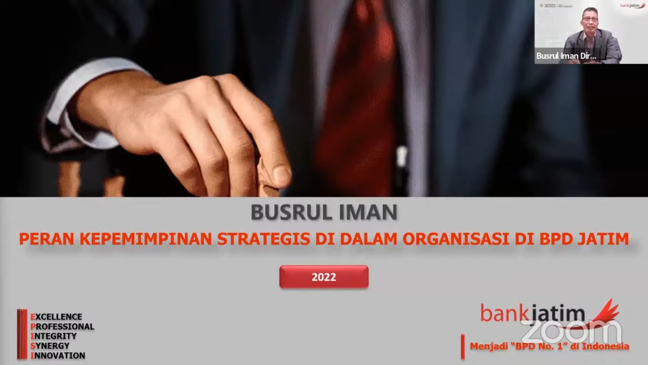 Read more about the article Dirut Bank Jatim Paparkan Pentingnya Strategi Kepemimpinan Bagi Organisasi